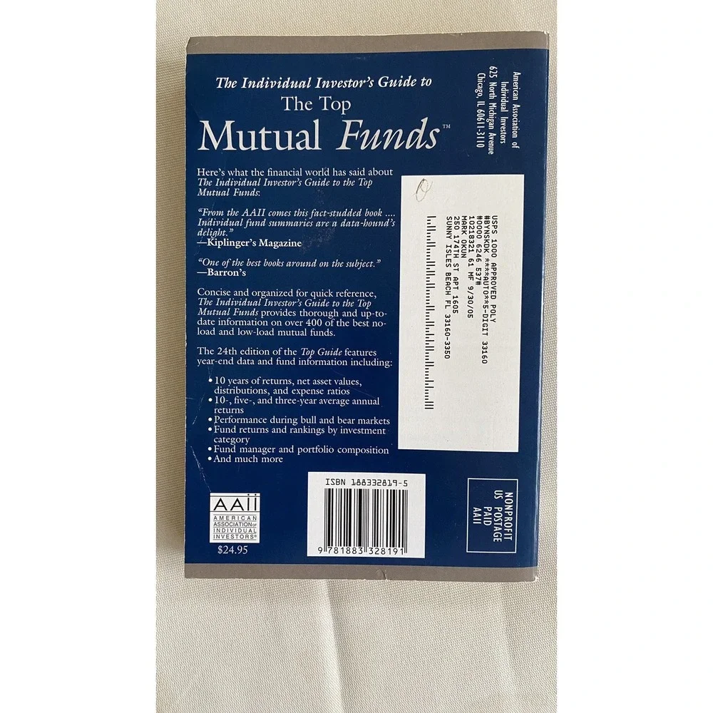 The Individual Investor's‎ Guide to the Top Mutual Funds (2005, Paperback)